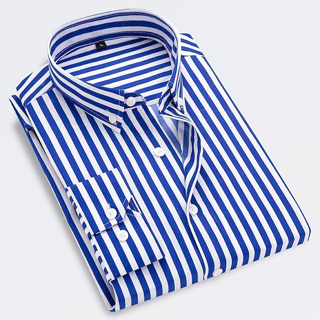 Carlos - Camisa de Listras Ousadas Masculina