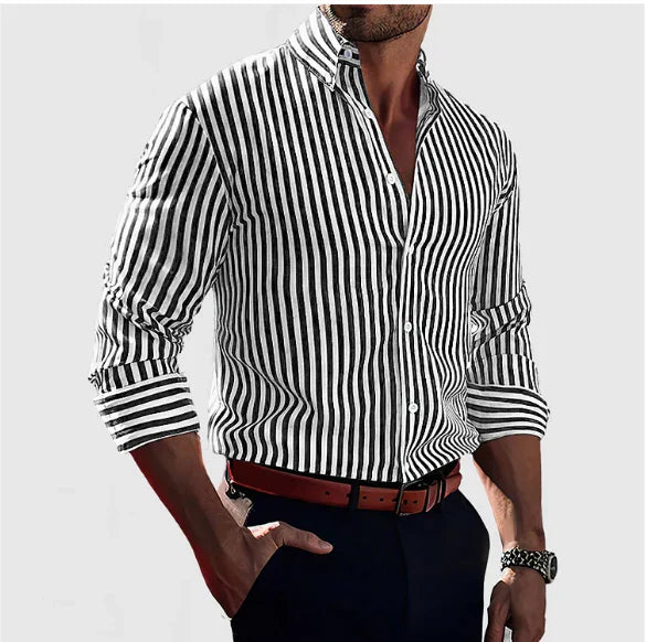 Carlos - Camisa Estilosa com Riscas