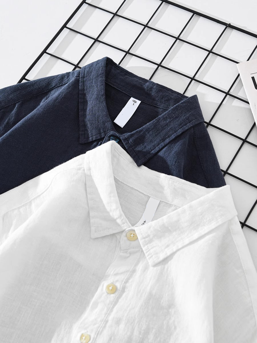 Henrique - Camisa com Detalhe de Colar