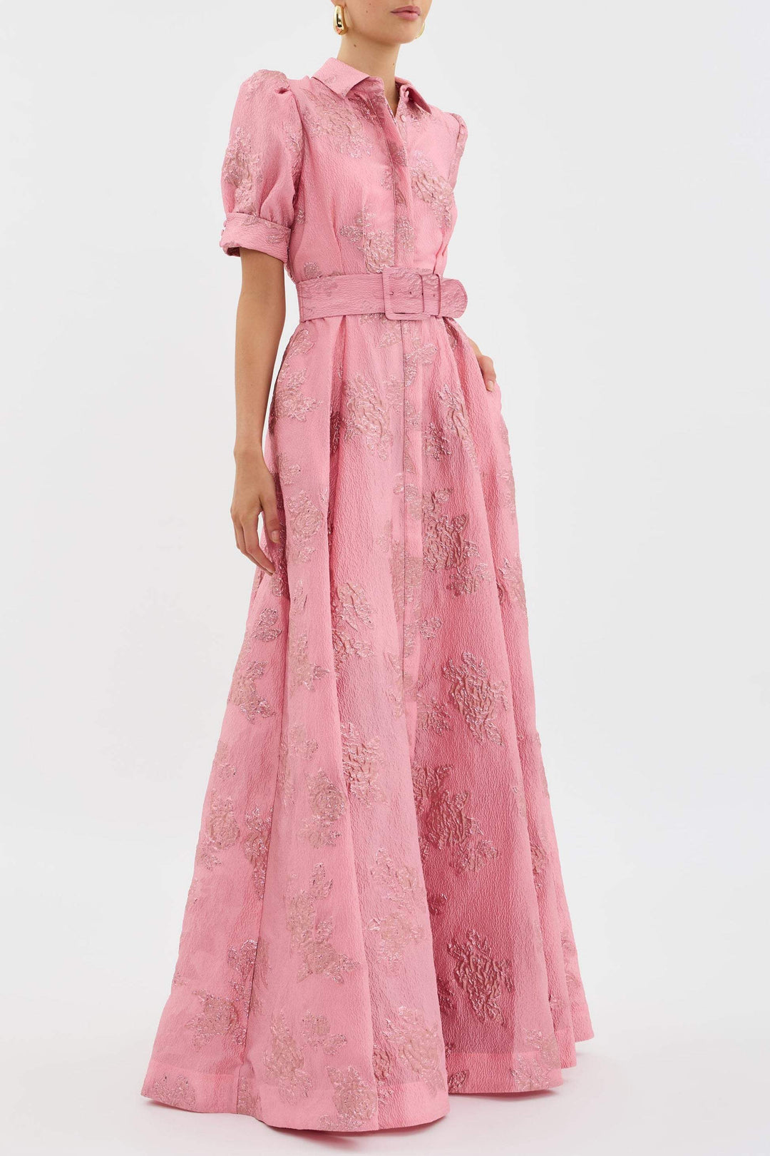 Celina – Vestido De Mangas Curtas Bufantes