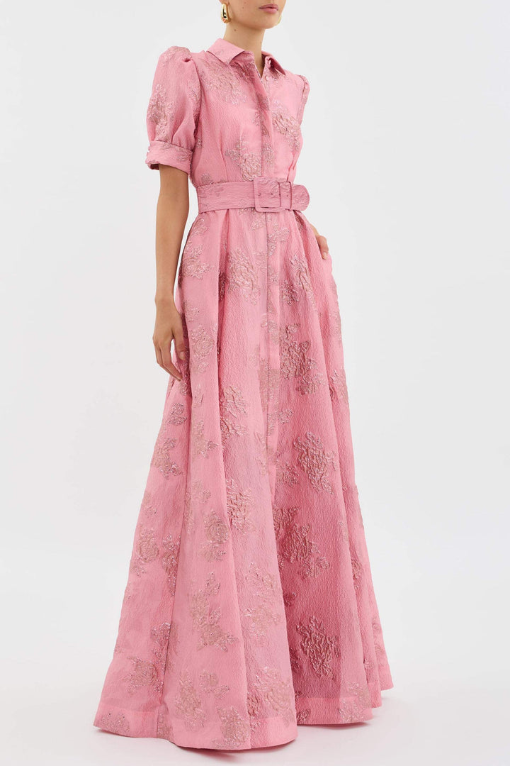 Celina – Vestido De Mangas Curtas Bufantes