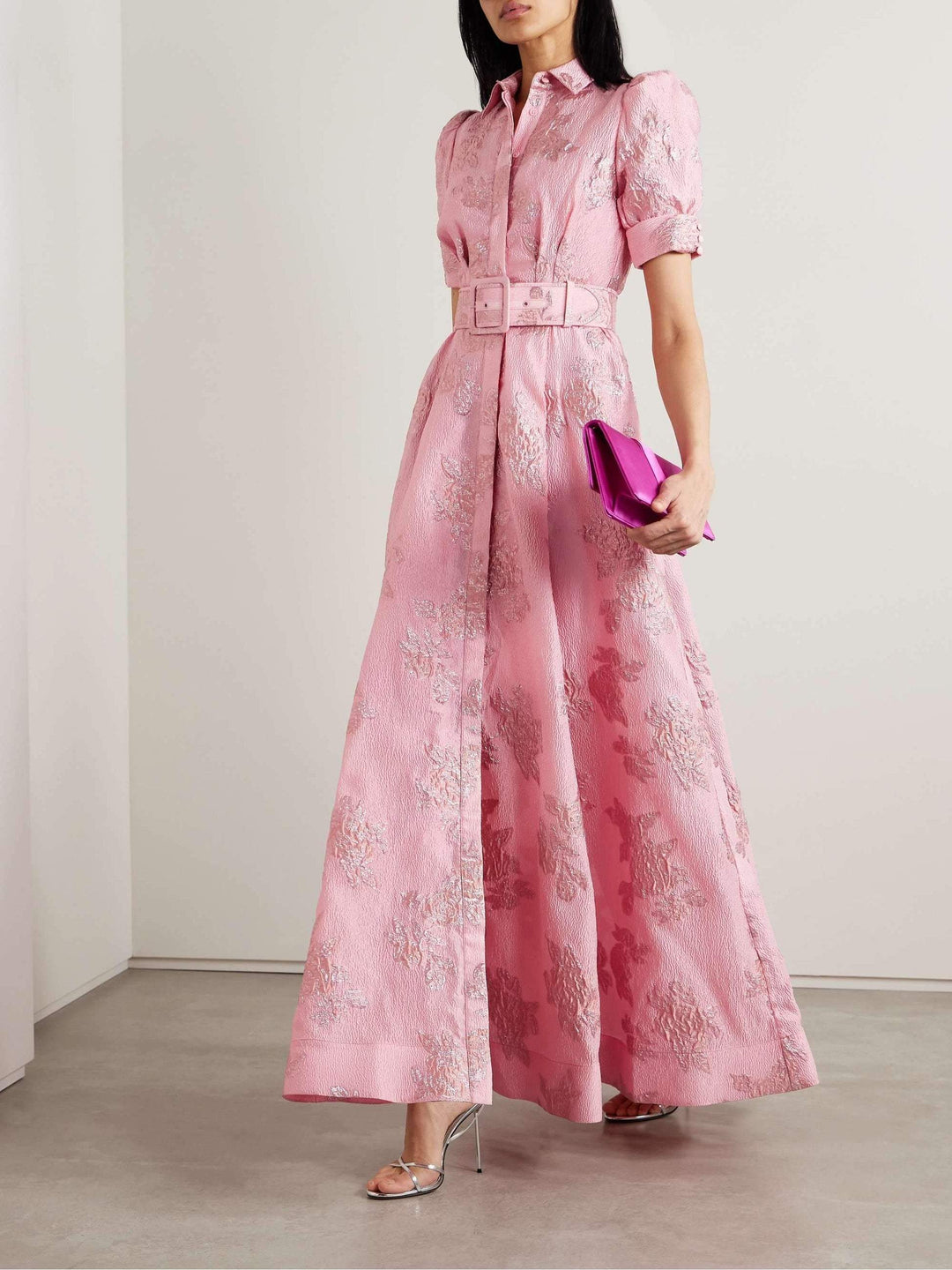 Celina – Vestido De Mangas Curtas Bufantes