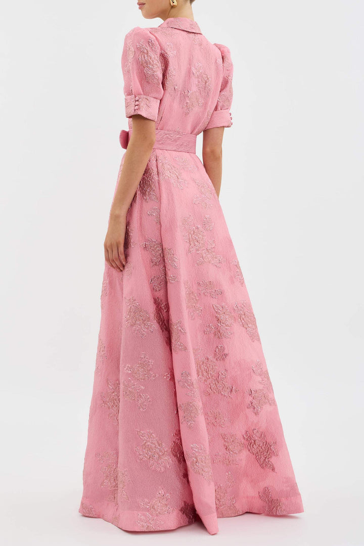 Celina – Vestido De Mangas Curtas Bufantes