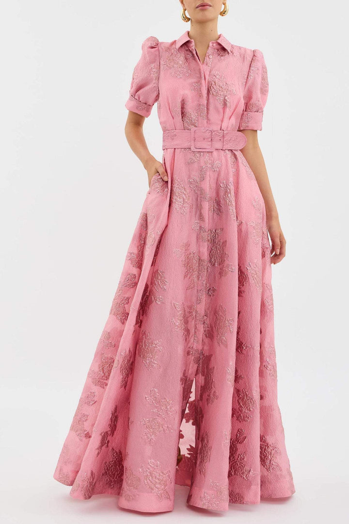 Celina – Vestido De Mangas Curtas Bufantes