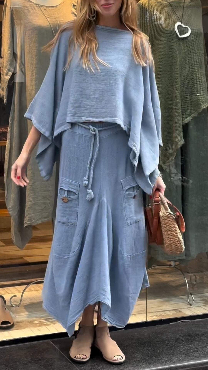Lara - Conjunto Boho Chic 2 Peças