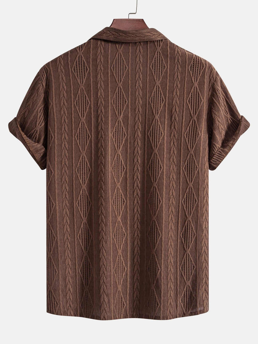 João - Camisa Cubana em Jacquard