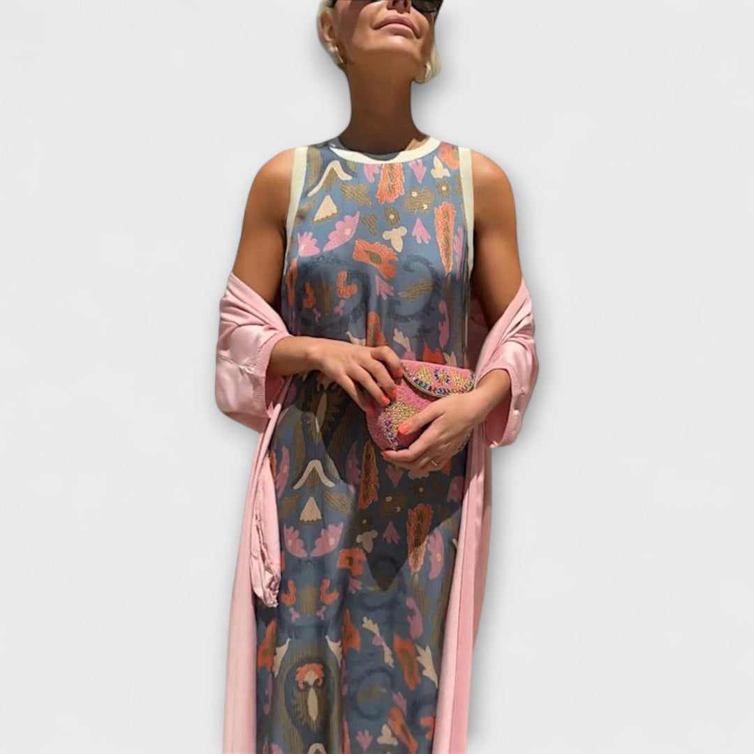 Julia – Vestido Longo Com Casaco a Condizer