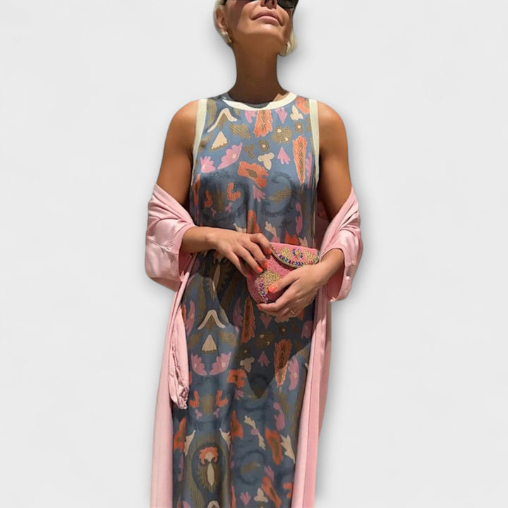 Julia – Vestido Longo Com Casaco a Condizer
