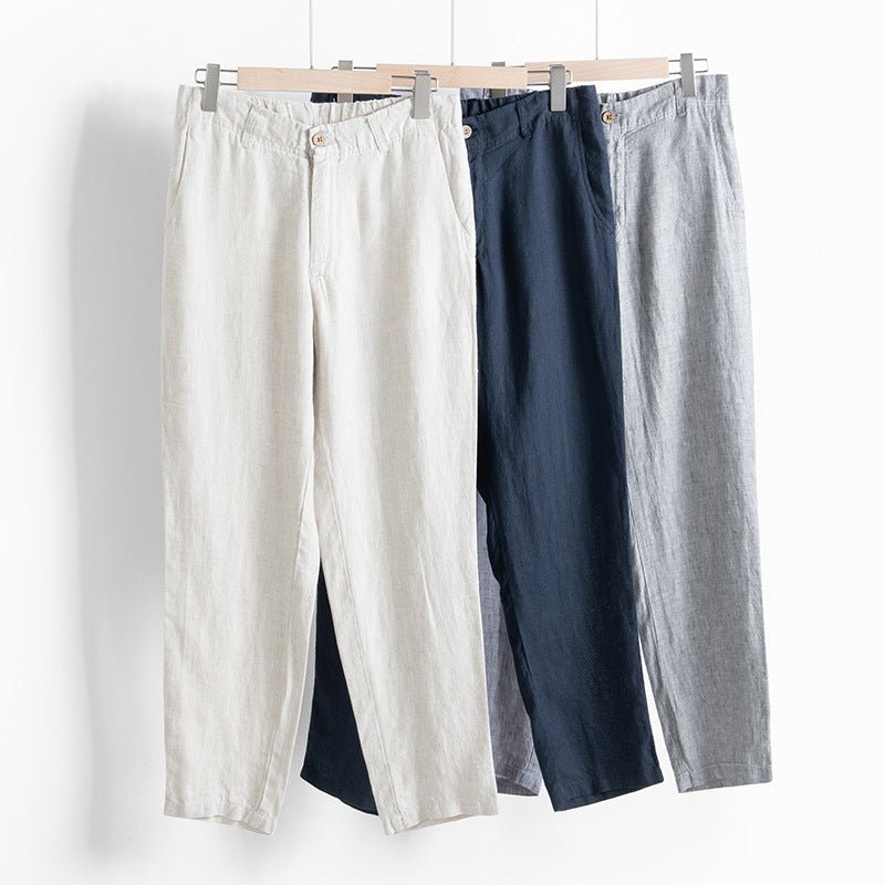 Álvaro - Calças de Linho Slim Fit