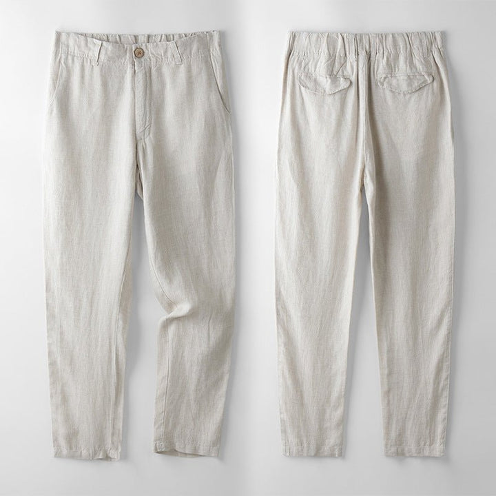 Álvaro - Calças de Linho Slim Fit