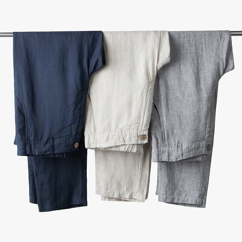 Álvaro - Calças de Linho Slim Fit