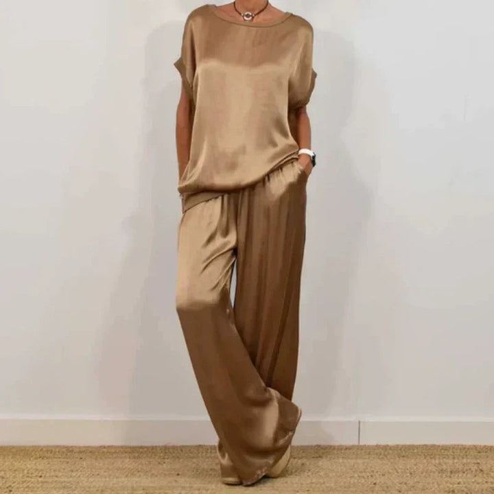 Cátia - Conjunto Camisa Solta Elegante