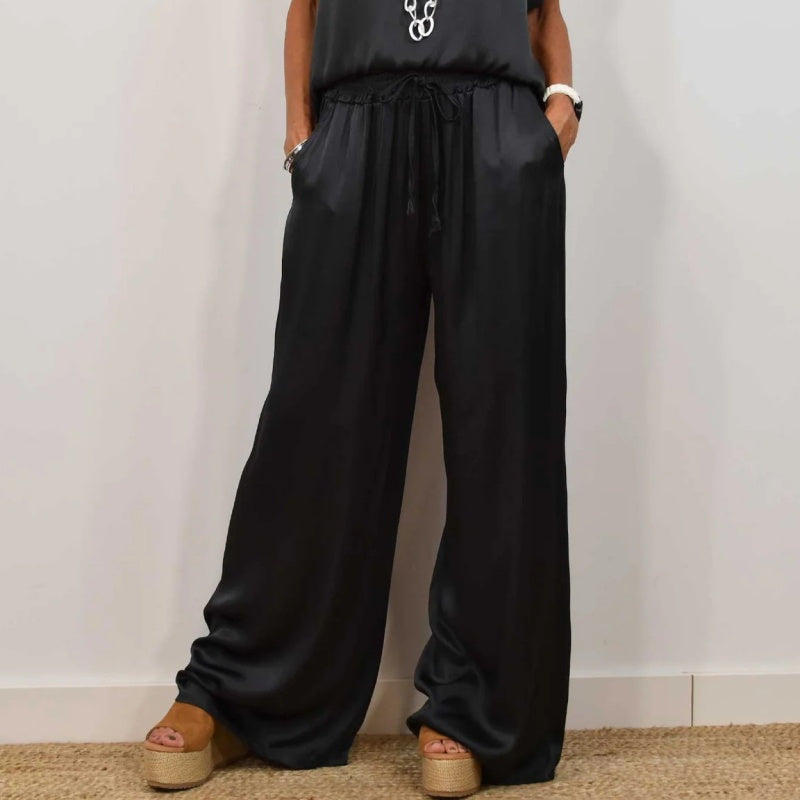 Cátia - Conjunto Camisa Solta Elegante