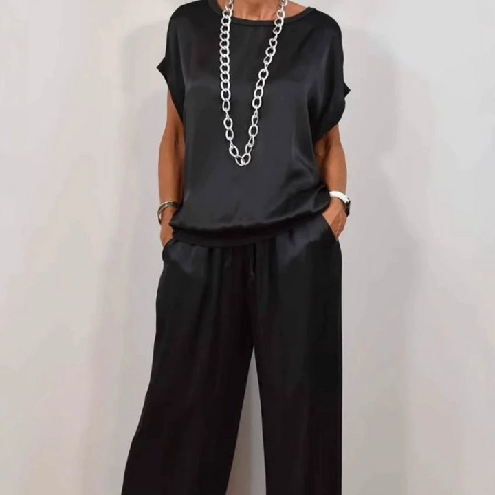 Cátia - Conjunto Camisa Solta Elegante