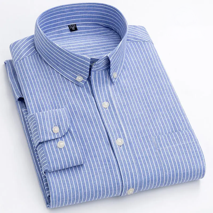 Marcus - Camisa de Risca Fina Masculina
