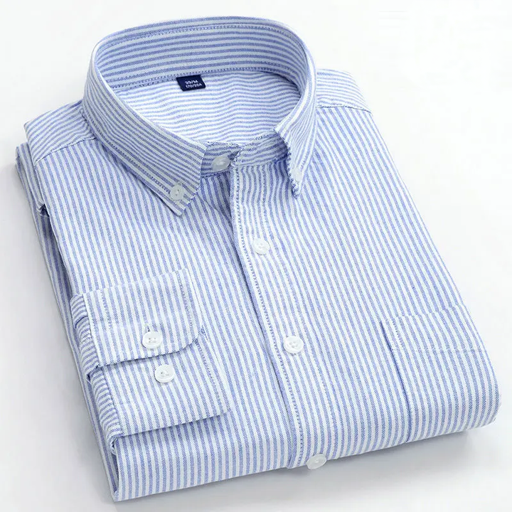 Marcus - Camisa de Risca Fina Masculina