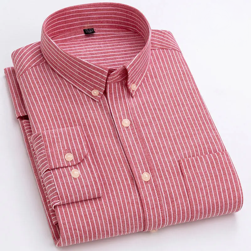 Marcus - Camisa de Risca Fina Masculina