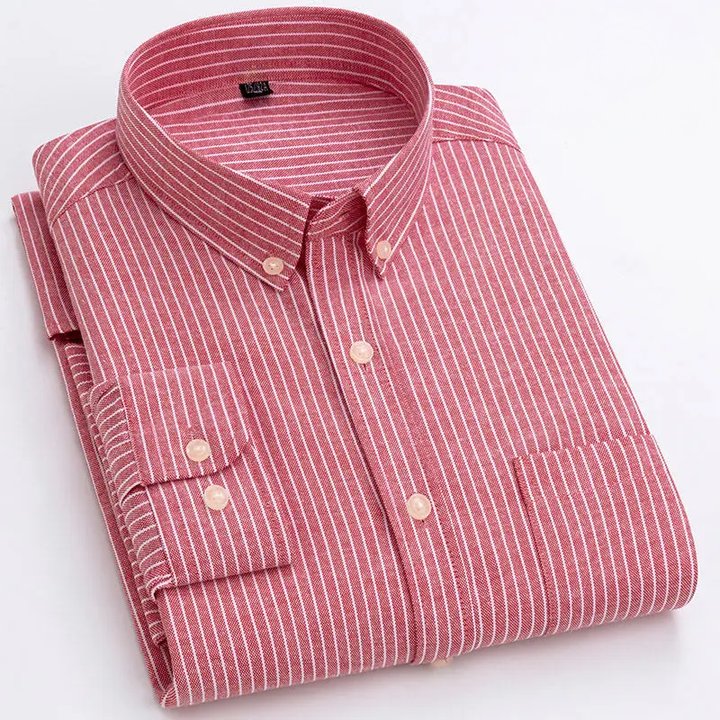 Marcus - Camisa de Risca Fina Masculina