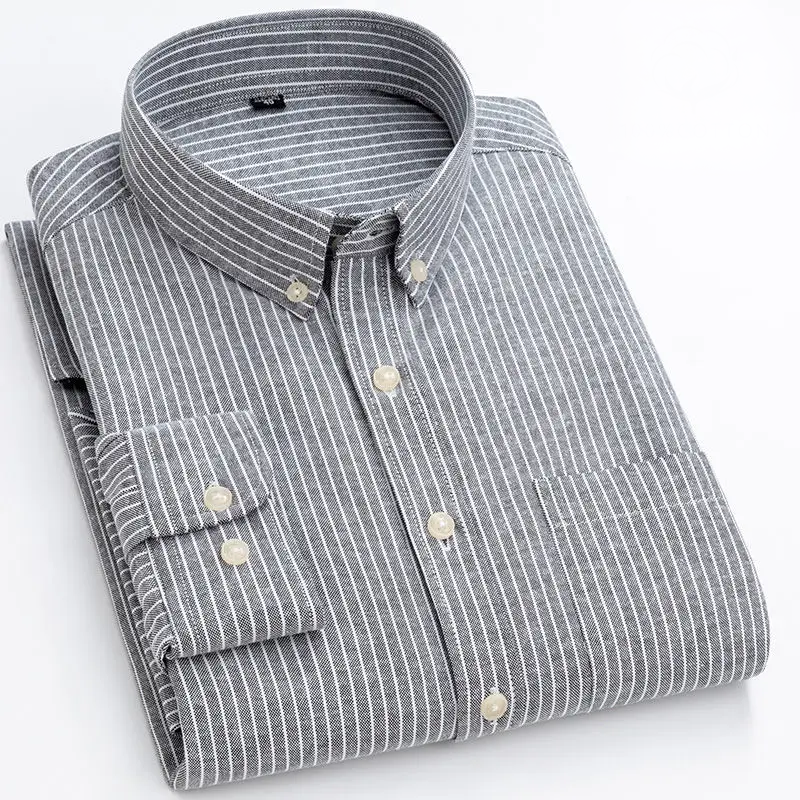 Marcus - Camisa de Risca Fina Masculina
