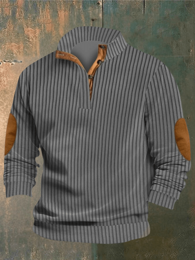 Carlos – Camisola canelada com gola alta