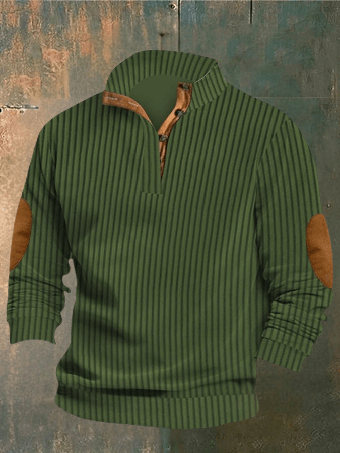 Carlos – Camisola canelada com gola alta