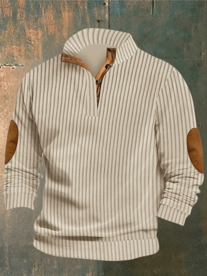 Carlos – Camisola canelada com gola alta
