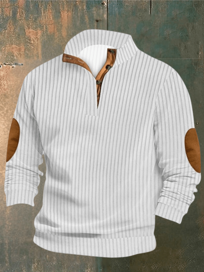 Carlos – Camisola canelada com gola alta