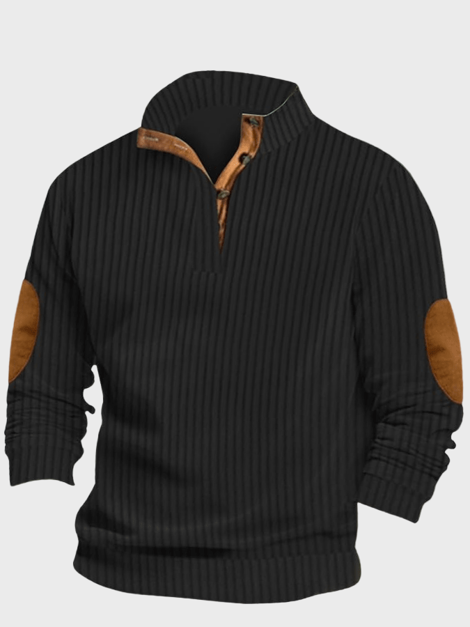 Carlos – Camisola canelada com gola alta