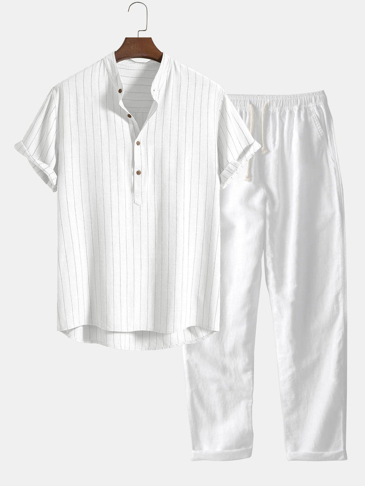 João - Conjunto de Camisa de Manga Curta