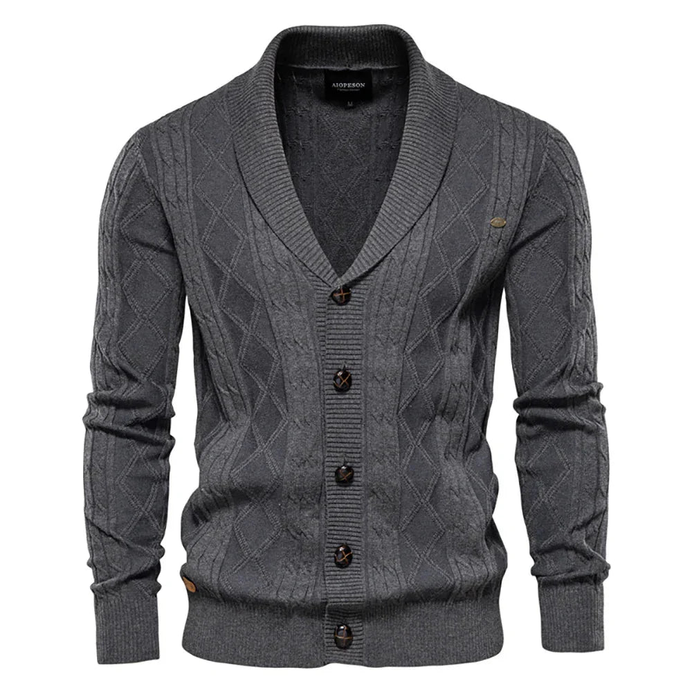 Afonso - Camisola Masculina com Fecho de Botões