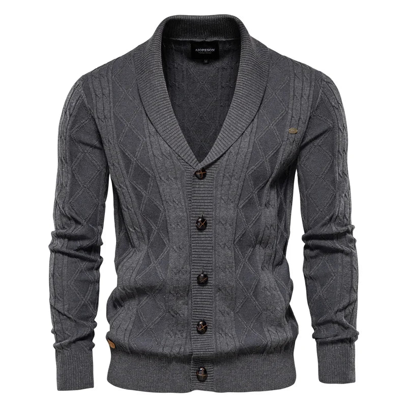 Afonso - Camisola Masculina com Fecho de Botões