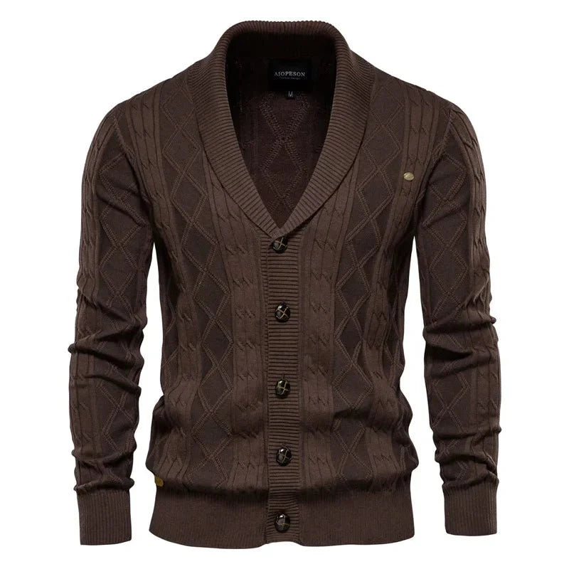 Afonso - Camisola Masculina com Fecho de Botões