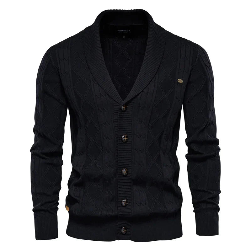 Afonso - Camisola Masculina com Fecho de Botões