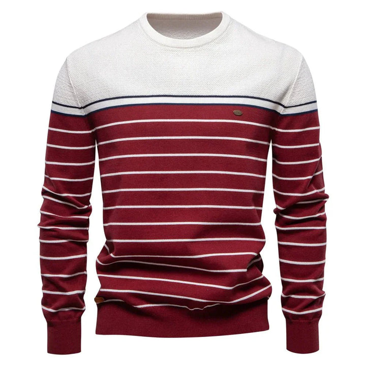 Sebastião - Camisola Masculina com Estampa Listrada