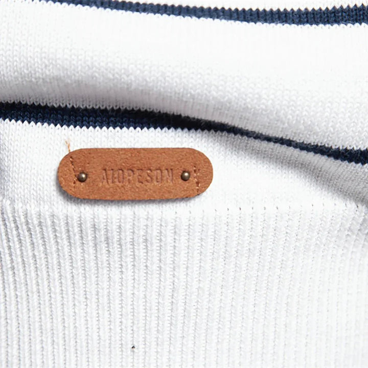 Sebastião - Camisola Masculina com Estampa Listrada
