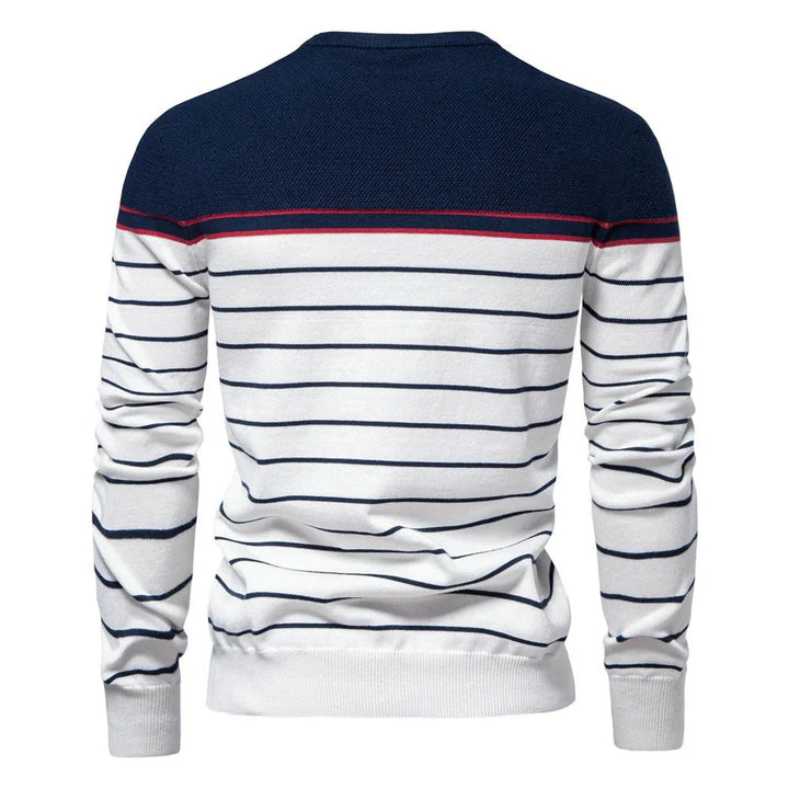 Sebastião - Camisola Masculina com Estampa Listrada