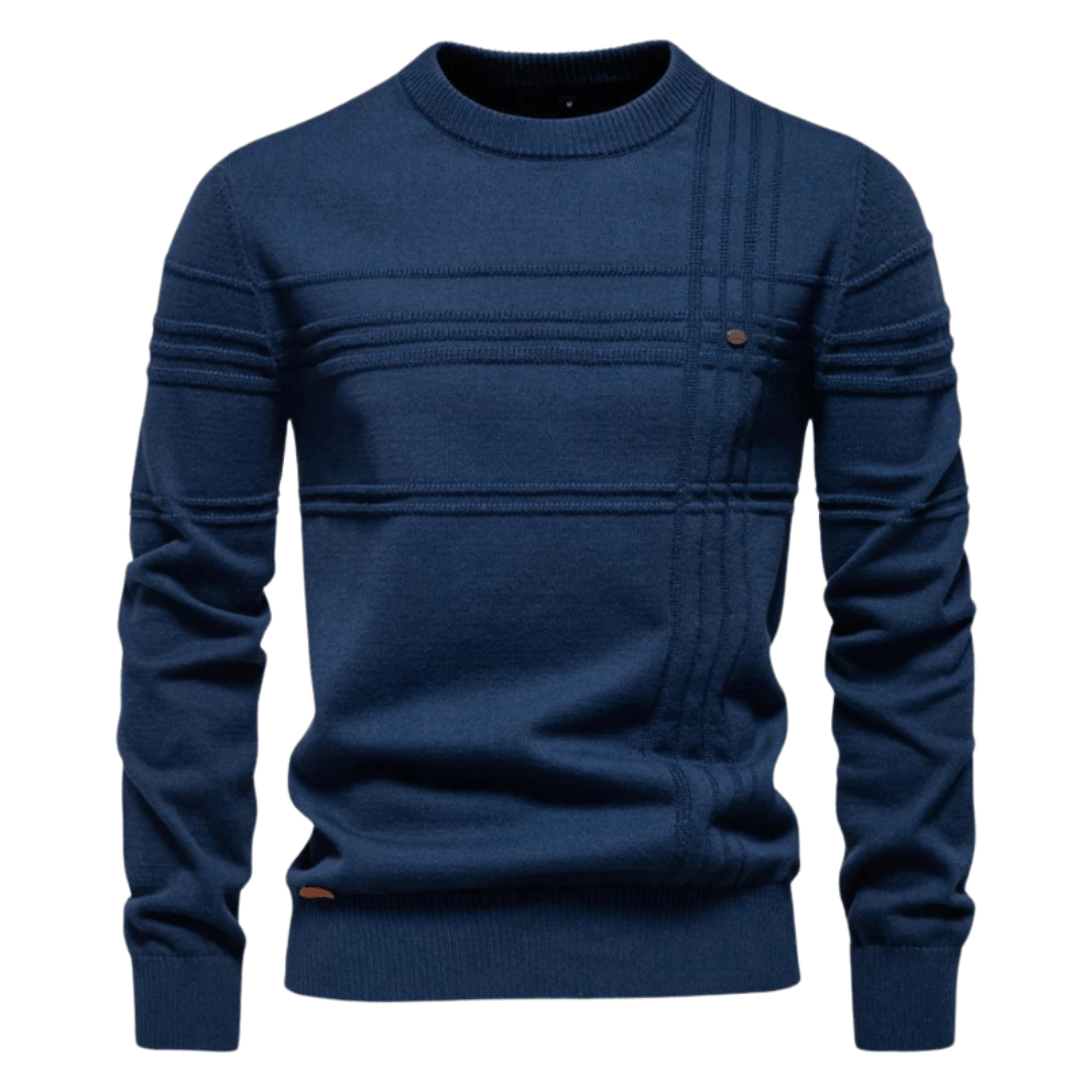 Gabriel - Camisola Masculina com Estampa de Losango