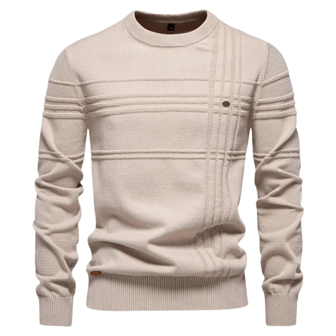Gabriel - Camisola Masculina com Estampa de Losango