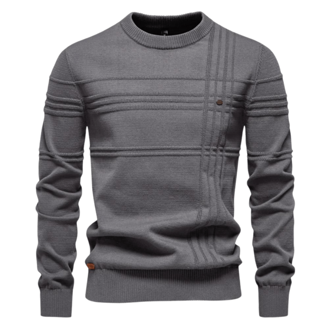 Gabriel - Camisola Masculina com Estampa de Losango
