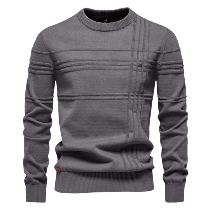 Gabriel - Camisola Masculina com Estampa de Losango