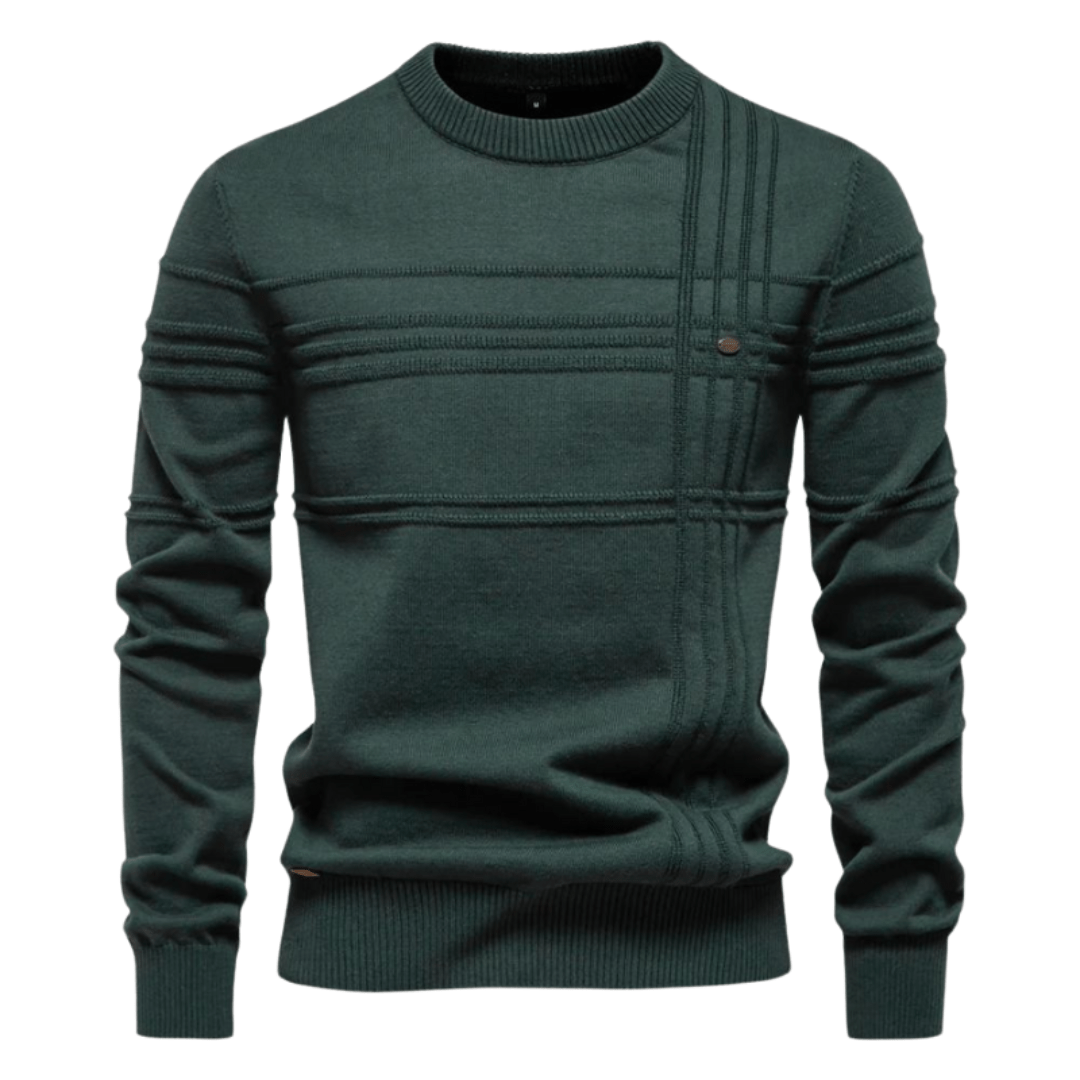 Gabriel - Camisola Masculina com Estampa de Losango