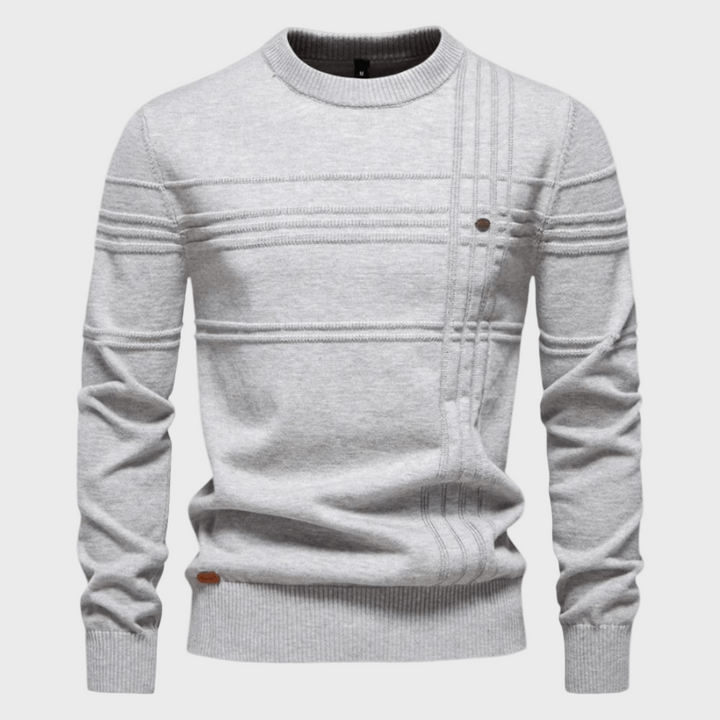 Gabriel - Camisola Masculina com Estampa de Losango