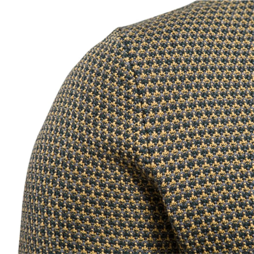 Diogo- Pullover Masculino com Estampa de Losangos