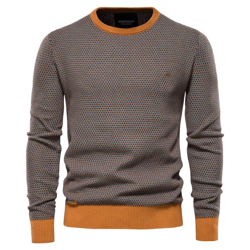 Diogo- Pullover Masculino com Estampa de Losangos