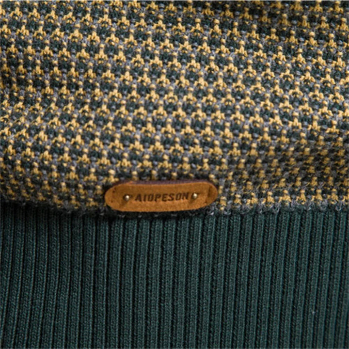 Diogo- Pullover Masculino com Estampa de Losangos
